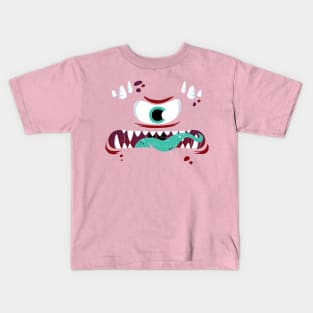 Mad Red Monster Kids T-Shirt